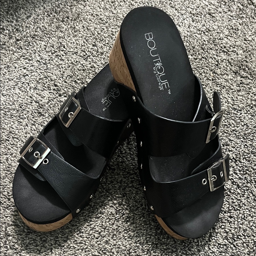 Black Women's Corey’s Sandals